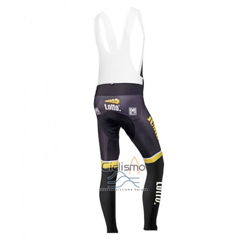 Lotto NL Jumbo Ropa Ciclismo Culotte Largo 2015 Mangas Largas AMarillo y Negro